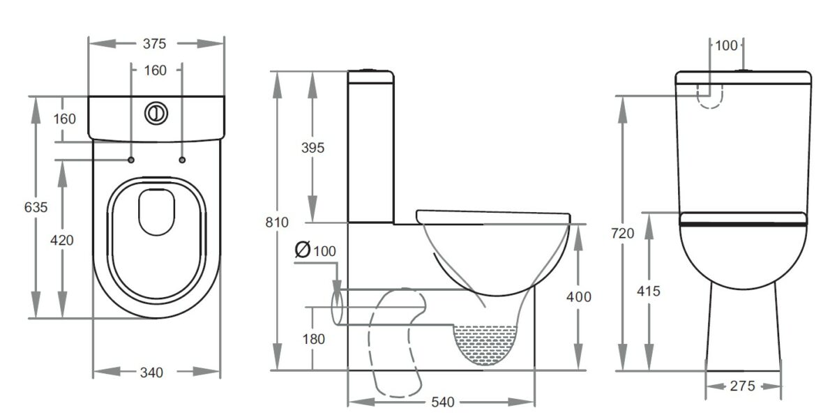 Mirage Toilet Suite Cheap Toilets Perth