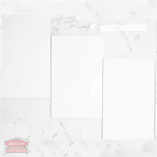 Gloss White Wall Tile 250x400mm Cheap White Wall Tiles Perth