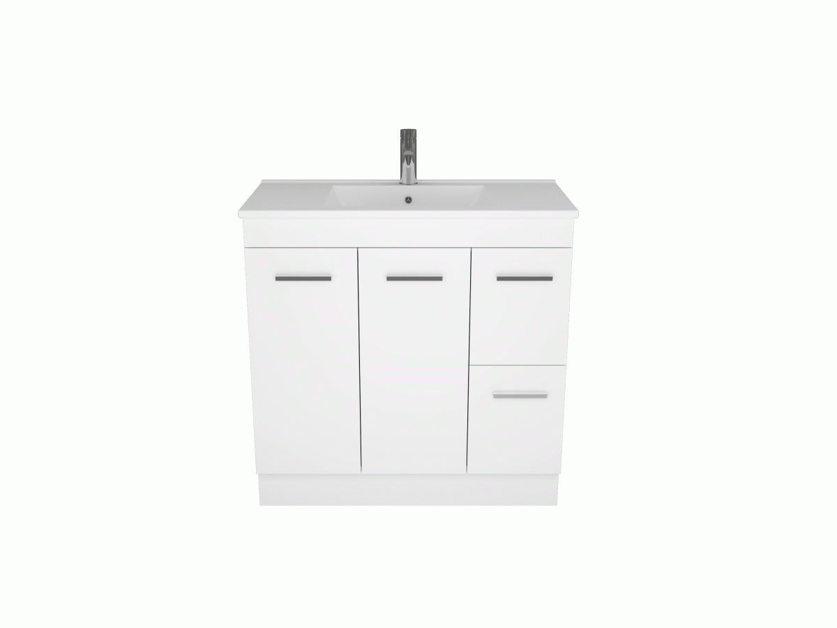 Brianna PVC Vanity 90cm Waterproof Vanity Units, Bathroom Vanities Perth