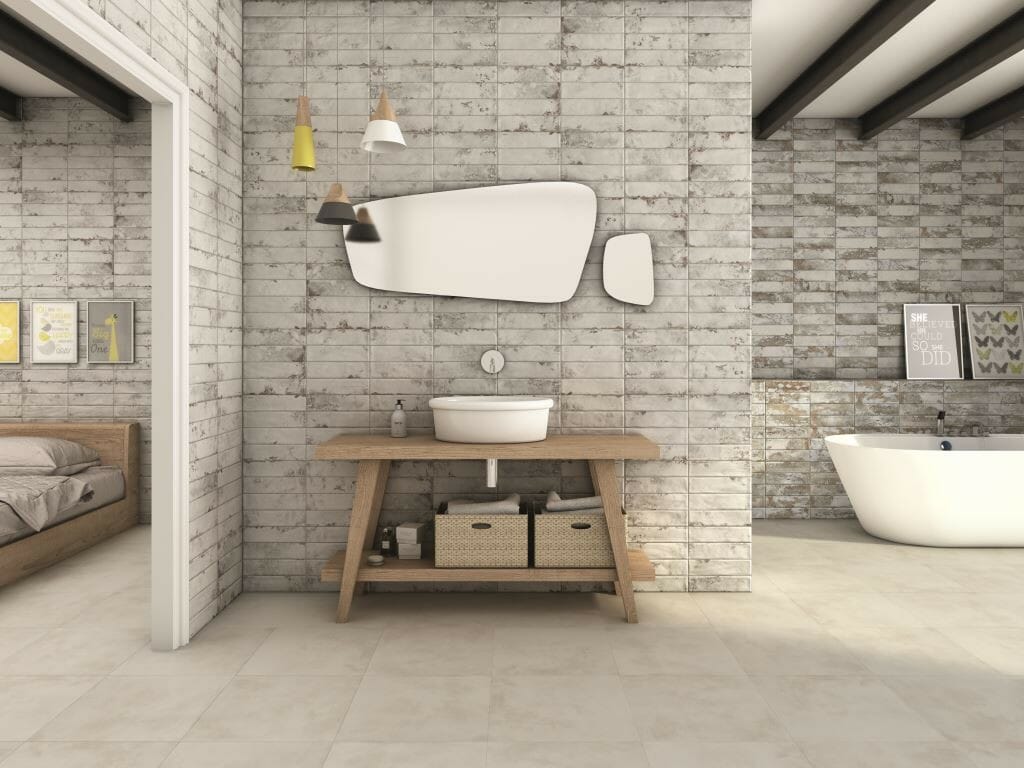 Bathroom tiles