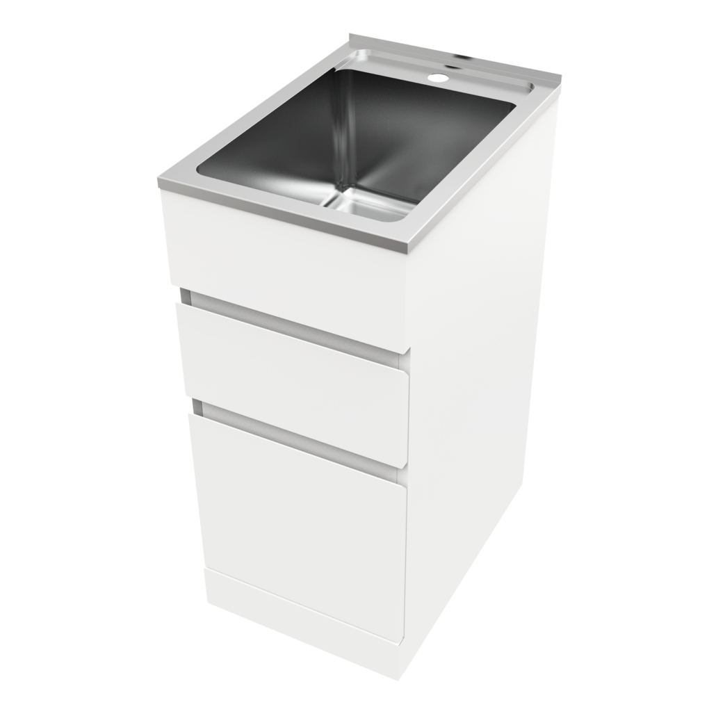 Nugleam 35L Drawer System Laundry Unit Laundry Sinks & Troughs Perth