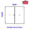 double french door specs