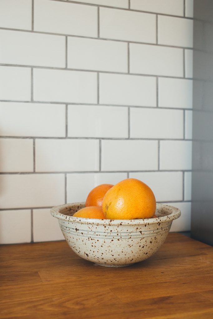 End of Tiles with Cuts butted to corner wall