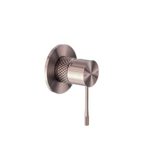 Opal Shower Mixer 80mm Plate Brushed Bronze