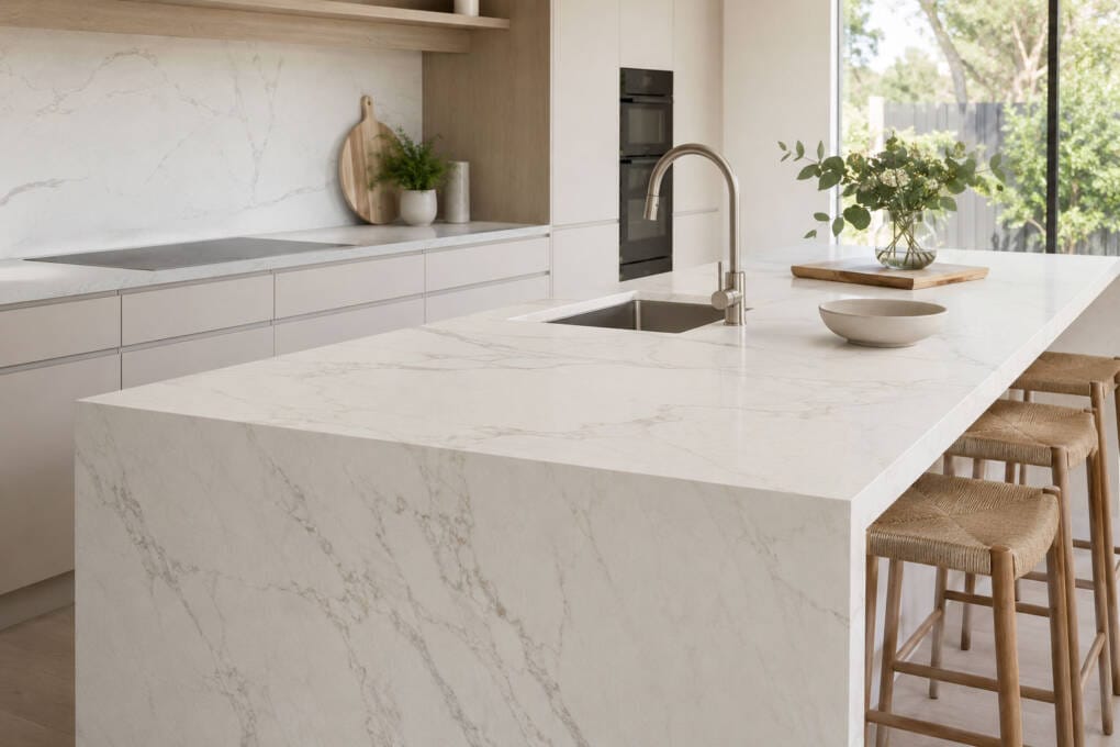 Silestone silica-free engineered stone benchtop in a modern Australian kitchen