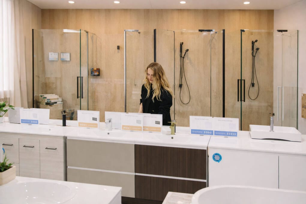 Customer bathroom products Ross's Discount Home Centre