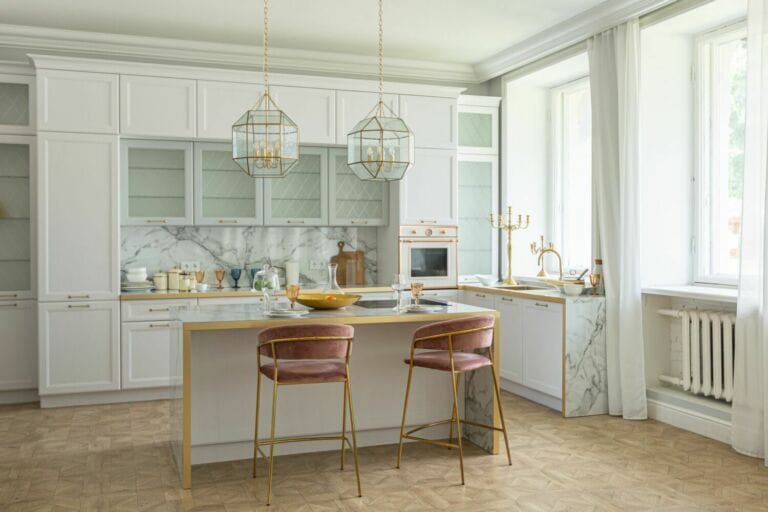 Modern-Traditional kitchen design trend 2024