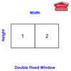 Double Fixed Panel Windows Specs