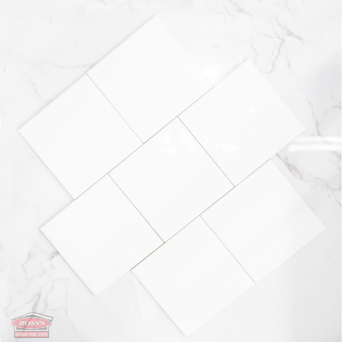 Gloss White Wall Tile 150x150mm White Wall Tiles in Perth