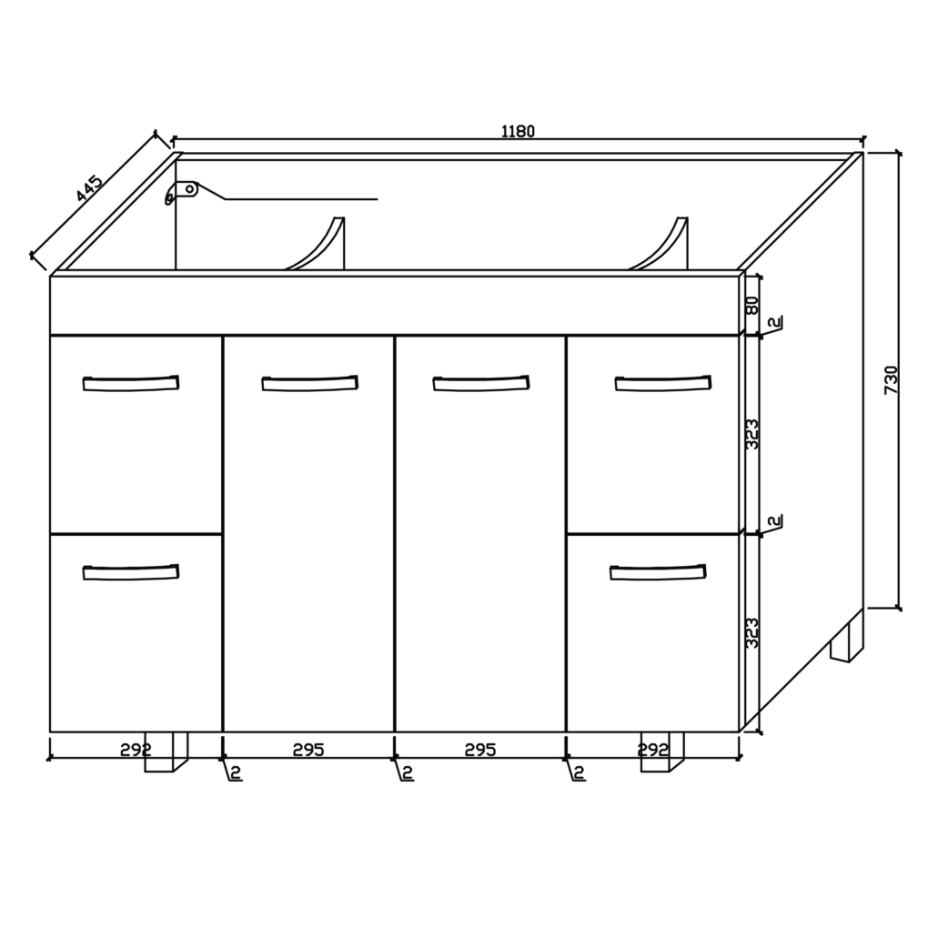 Glazier Vanity Unit 120cm Bathroom Vanities Perth
