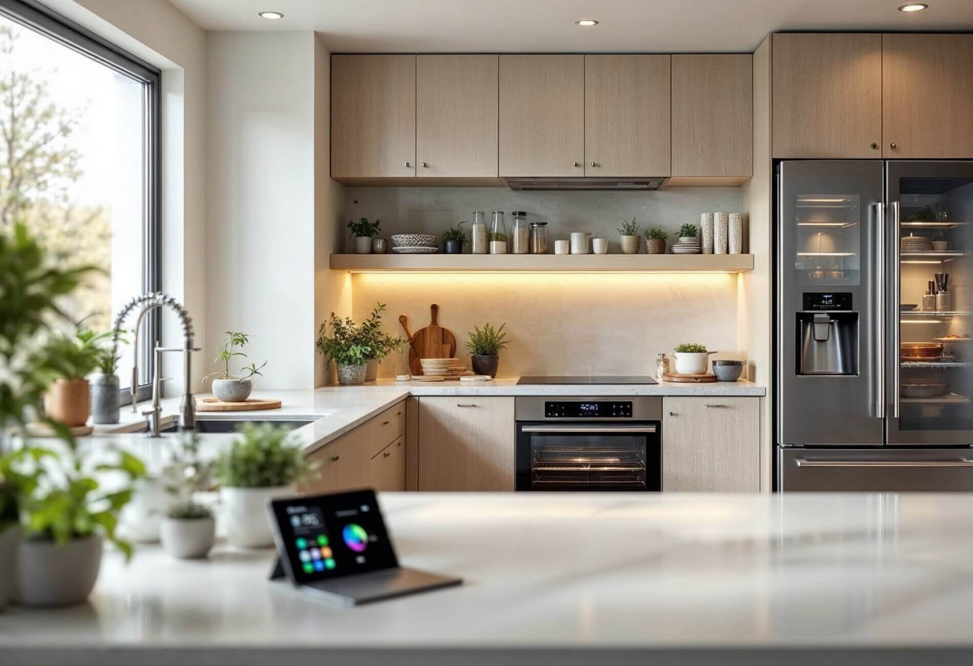 smart kitchen with advanced technology