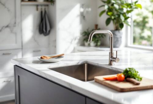 gooseneck tapware kitchen sink