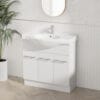 900B Jessica Semi-Recessed PVC Vanity Unit 90cm
