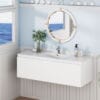 Marine Single Drawer PVC Vanity Unit 120cm