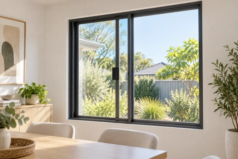 Jason sliding window in a contemporary Perth home
