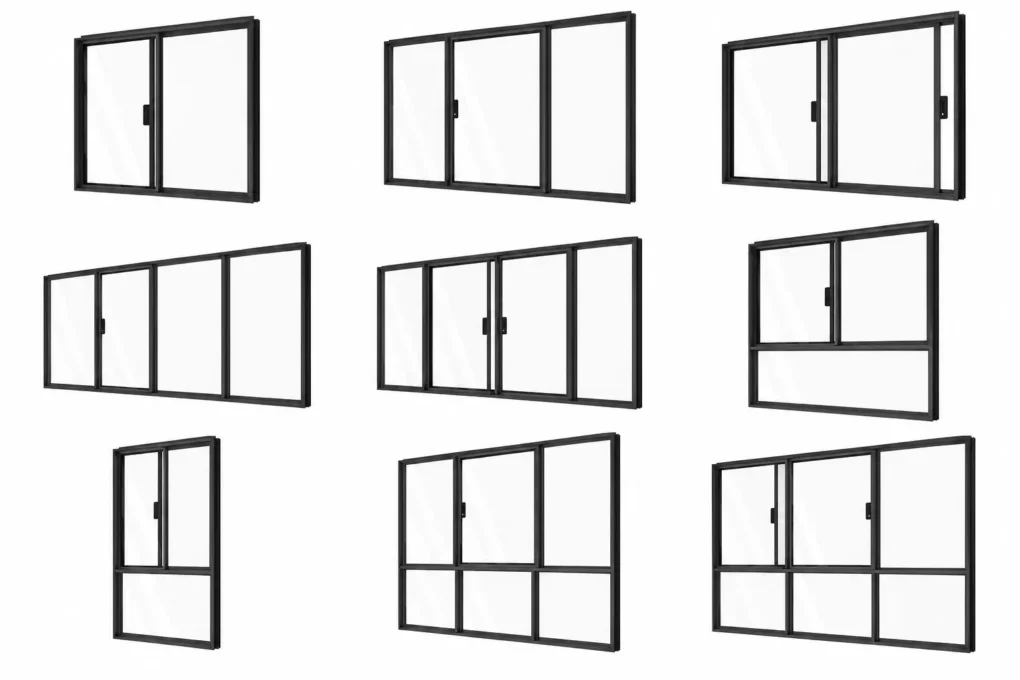 Nine Jason sliding window configurations available from Ross’s