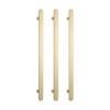 Flat Vertical Heated Towel Rail Light Gold
