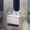 75cm Marine Vanity with Shelf night web Marine Drawer & Shelf PVC Vanity Unit 75cm