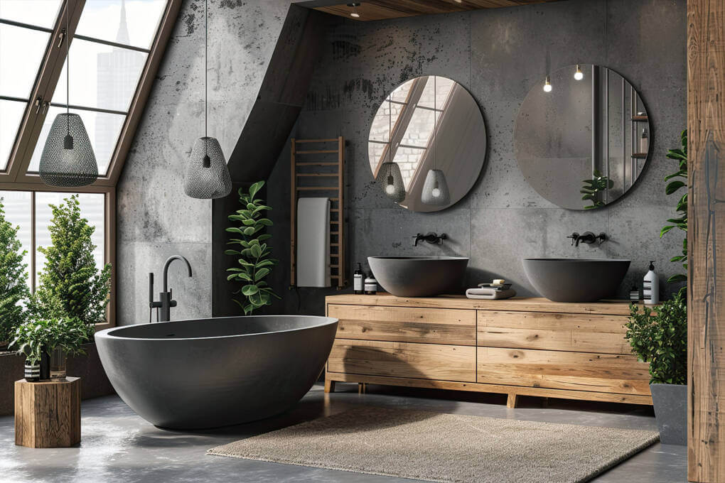 Industrial Bathrooms