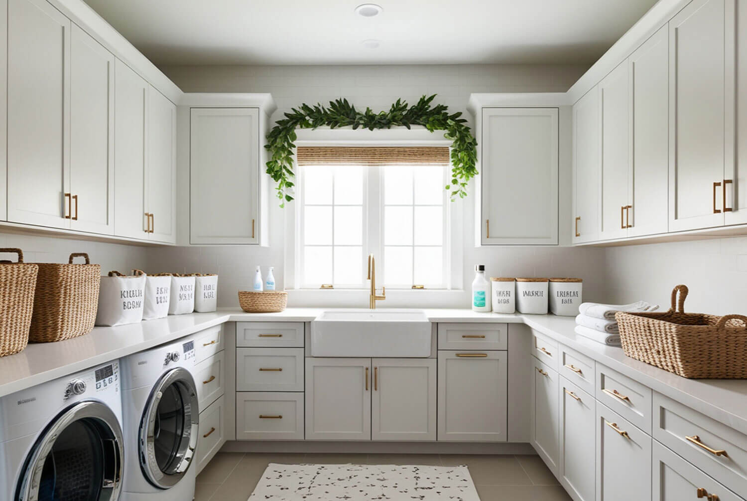 U-Shape Laundry Layout