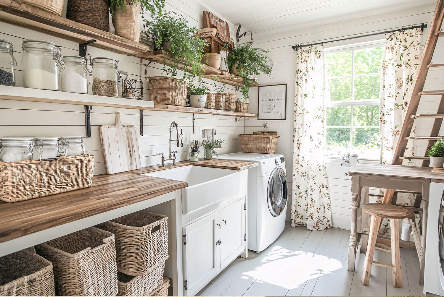 Farmhouse Laundry Design Ideas