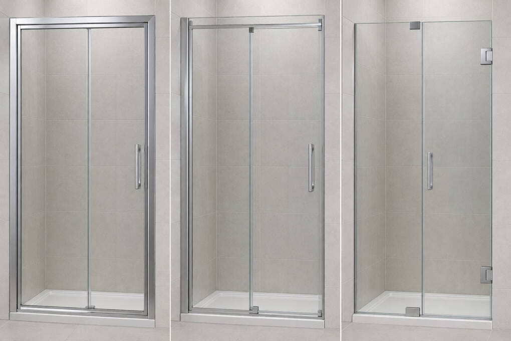 Framed, semi-frameless and frameless shower screen construction details
