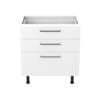 80cm 3 Drawer Base Cabinet