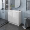 90cm Laura PVC Vanity in modern bathroom