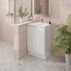modern bathroom with Laura 60cm PVC Vanity