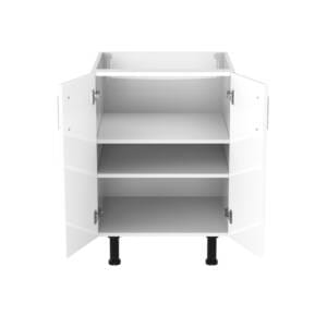 60cm Double Door Base Cabinet (Doors Open)
