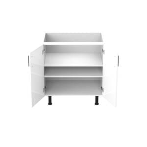 80cm Double Door Base Cabinet (Doors Open)