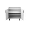 90cm Double Door Base Cabinet (Doors Open)