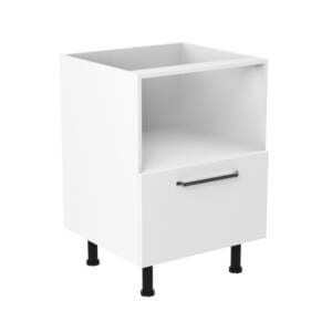 60cm Microwave Cabinet with Ranch Chrome Handel (Side View)