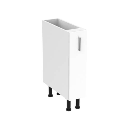 20cm Pull Out Spice Rack Cabinet 20cm Pull Out Spice Rack Cabinet with Sky Chrome Handel (Side View)