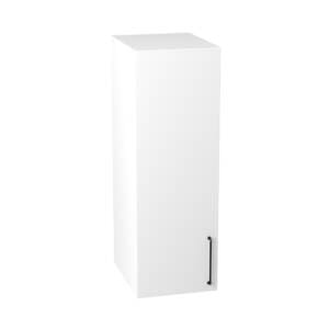 45cm Pantry Topper, Left Hand with Cosmic Matte Black Handle (Side View)