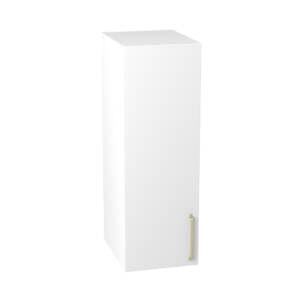 45cm Pantry Topper, Left Hand with Ranch Brushed Gold Handle (Side View)