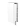 45cm Pantry Topper, Left Hand with Sky Chrome Handle (Door Open)