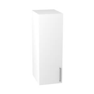 45cm Pantry Topper, Left Hand with Sky Gunmetal Handle (Side View)