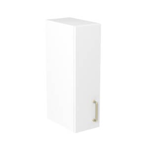 20cm Wall Cabinet with Cosmic Brushed Gold Handle (Side View)