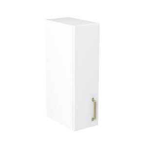 20cm Wall Cabinet with Ranch Brushed Gold Handle (Side View)