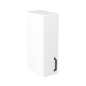 20cm Wall Cabinet with Ranch Matte Black Handle (Side View)