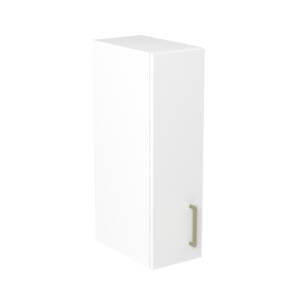 20cm Wall Cabinet with Sky Brushed Gold Handle (Side View)