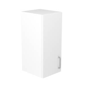30cm Wall Cabinet with Cosmic Brushed Nickel Handle (Side View)