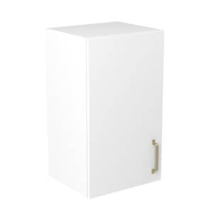 40cm Wall Cabinet with Ranch Brushed Gold Handle (Side View)
