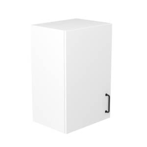 45cm Wall Cabinet with Cosmic Matte Black Handle (Side View)
