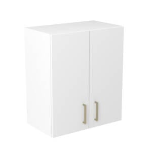 60cm Wall Cabinet with Sky Brushed Gold Handle (Side View)