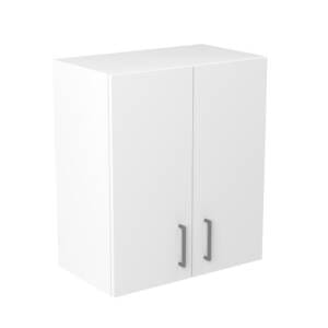 60cm Wall Cabinet with Sky Gunmetal Handle (Side View)
