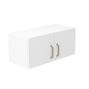 80cm Double Door Refrigerator Cabinet with Ranch Brushed Gold Handle (Side View)