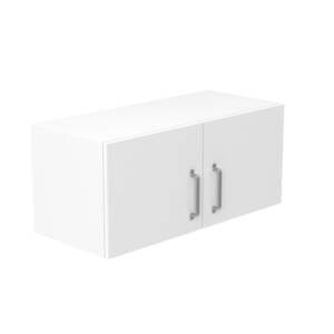 80cm Double Door Refrigerator Cabinet with Ranch Brushed Nickel Handle (Side View)