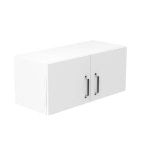 80cm Double Door Refrigerator Cabinet with Ranch Chrome Handle (Side View)